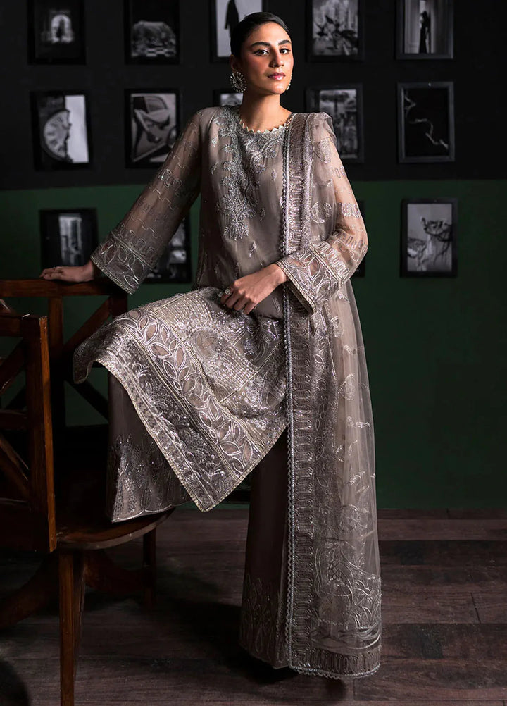 La Regina by Seraph Embroidered Chiffon Suits Unstitched 3 Piece SPH24LR Fauna - Festive Collection