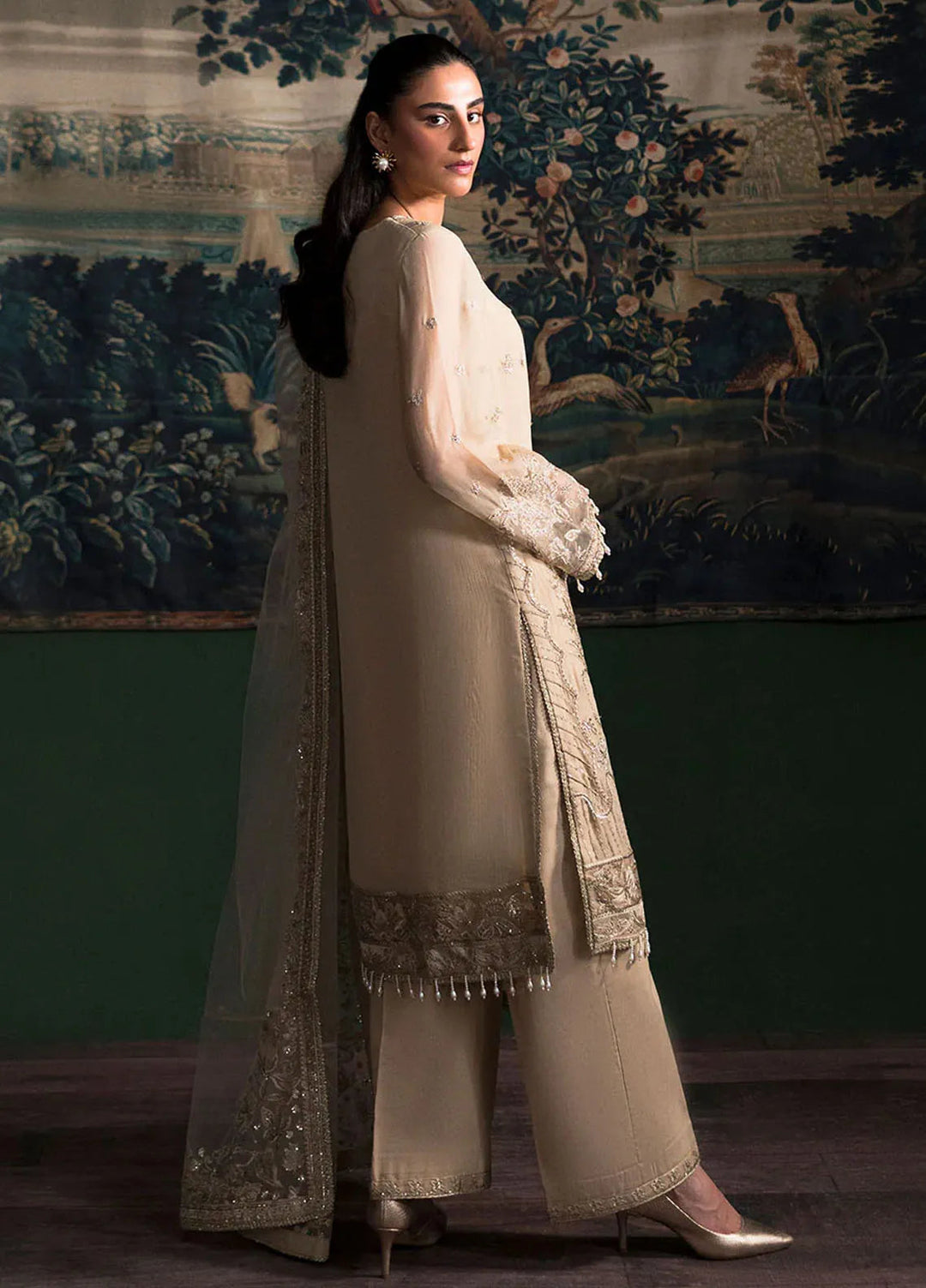 La Regina by Seraph Embroidered Chiffon Suits Unstitched 3 Piece SPH24LR Vanya - Festive Collection