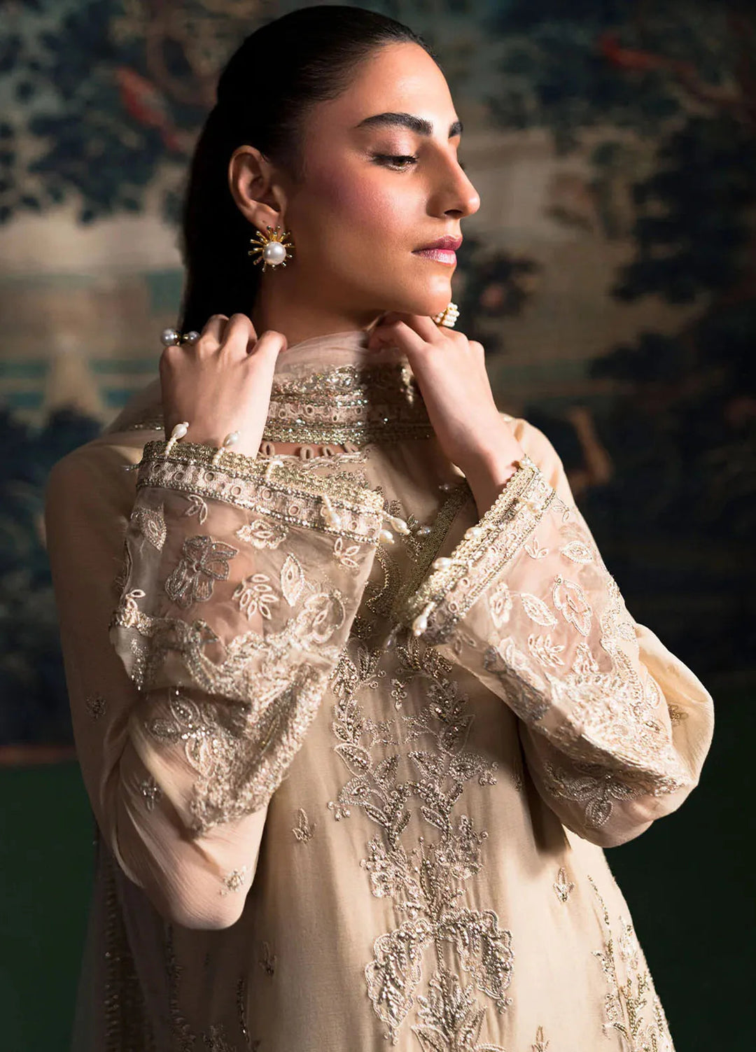 La Regina by Seraph Embroidered Chiffon Suits Unstitched 3 Piece SPH24LR Vanya - Festive Collection