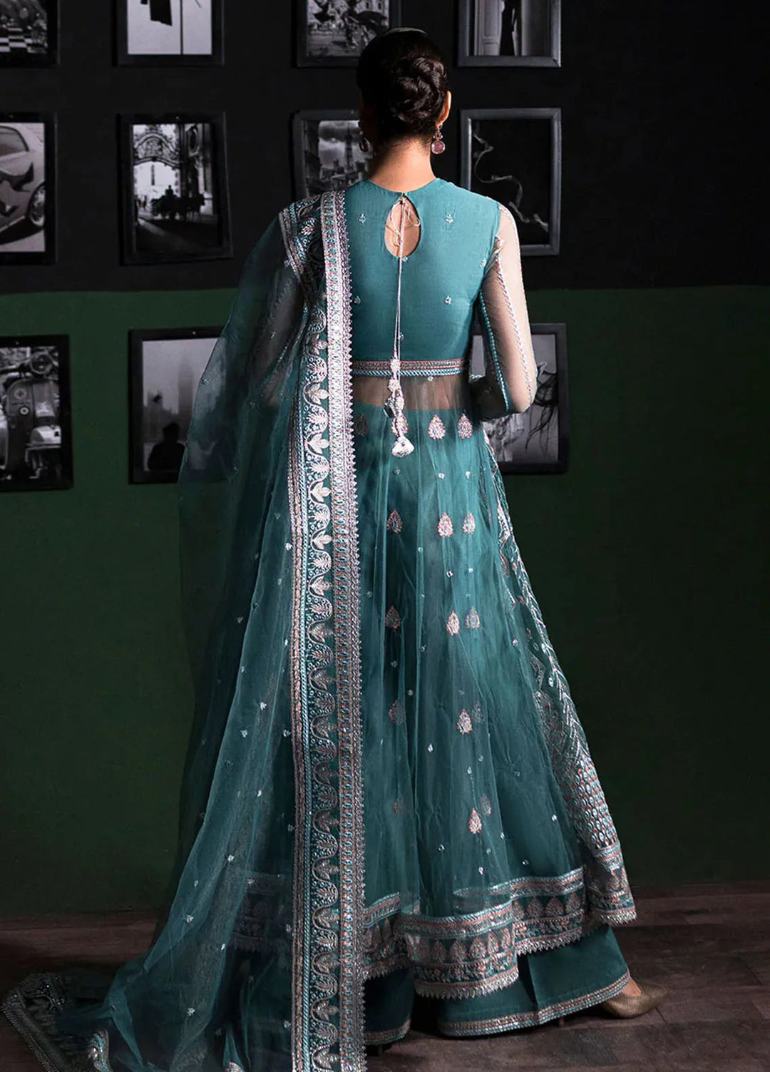 La Regina by Seraph Embroidered Net Suits Unstitched 3 Piece SPH24LR Raizel - Festive Collection