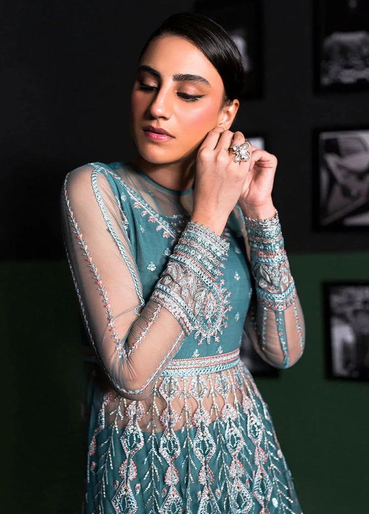 La Regina by Seraph Embroidered Net Suits Unstitched 3 Piece SPH24LR Raizel - Festive Collection