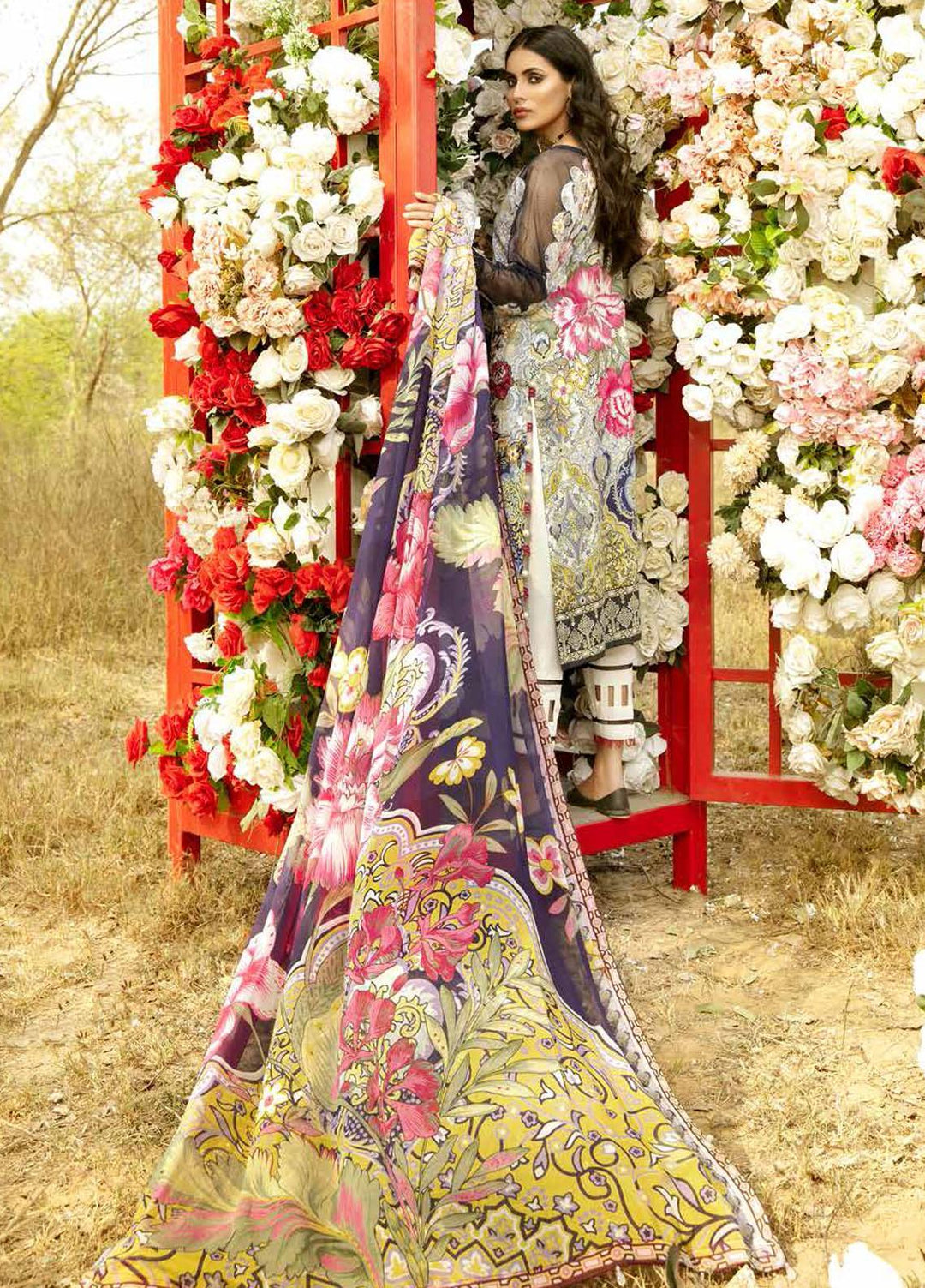 La Rose By Adan's Libas Embroidered Lawn Suits Unstitched 3 Piece AL21LR 04 Alyssa - Summer Collection