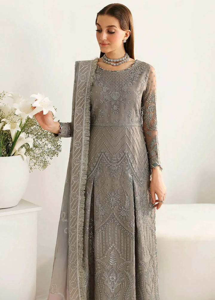 La Ruhe By Alizeh Embroidered Net Suit Unstitched 3 Piece AFB24L 2179 Lisya - Formal Collection