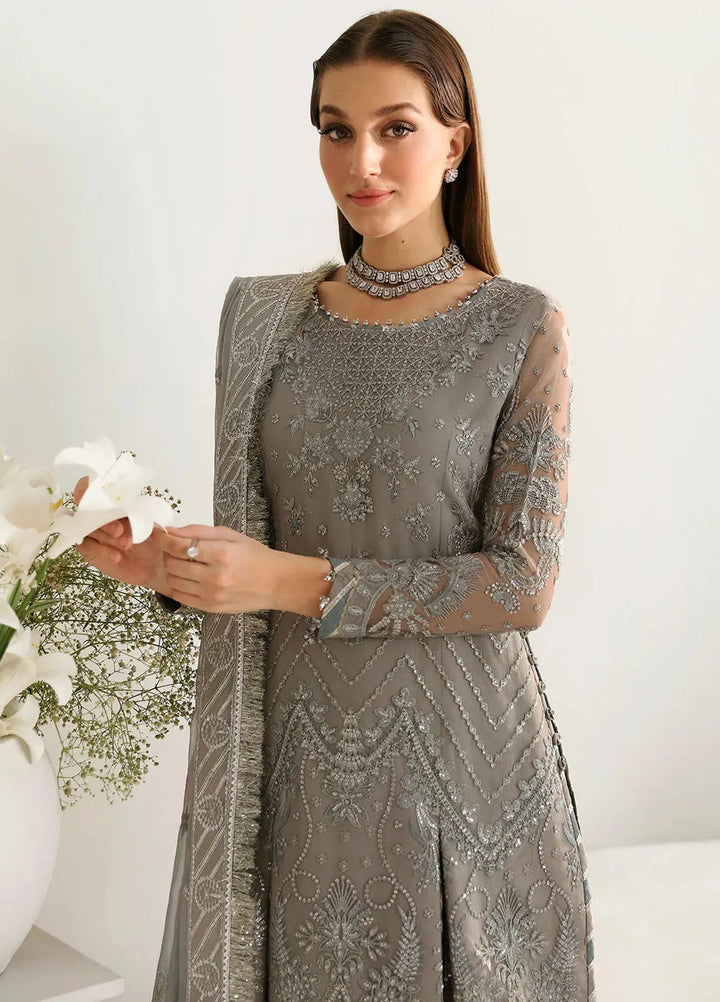 La Ruhe By Alizeh Embroidered Net Suit Unstitched 3 Piece AFB24L 2179 Lisya - Formal Collection