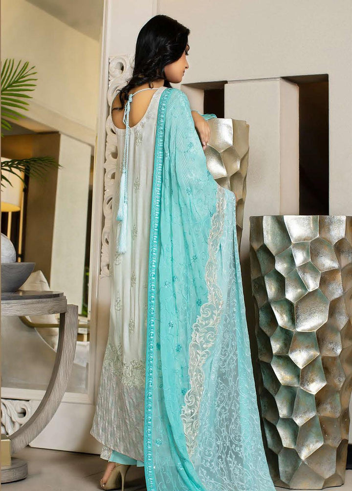 La Soie By Zunuj Embroidered Crepe Suits Unstitched 3 Piece ZJ23LS D-03 - Luxury Collection