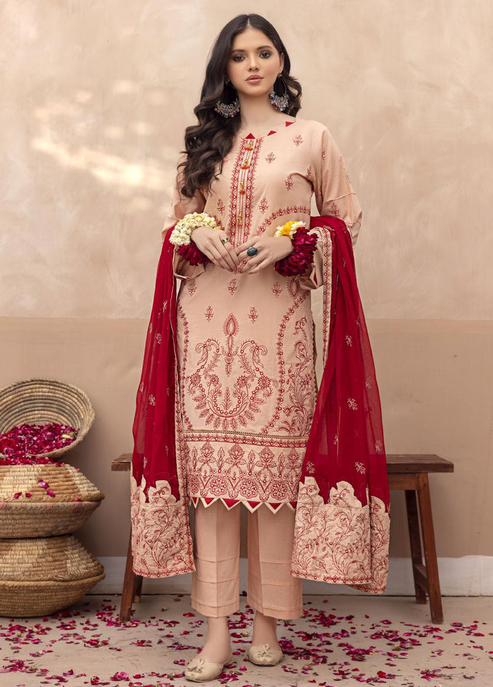 Laadli By Humdum Embroidered Lawn Suits Unstitched 3 Piece HD23L D-05 - Summer Collection