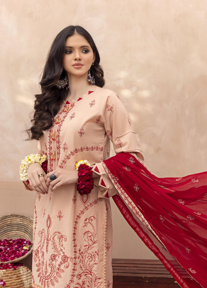 Laadli By Humdum Embroidered Lawn Suits Unstitched 3 Piece HD23L D-05 - Summer Collection