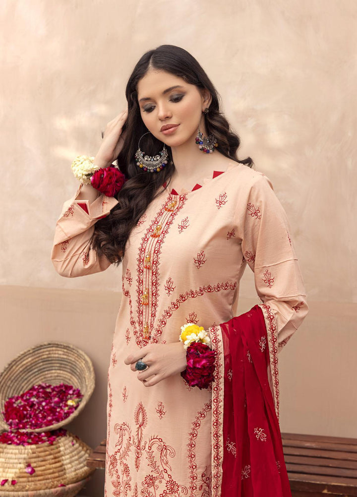Laadli By Humdum Embroidered Lawn Suits Unstitched 3 Piece HD23L D-05 - Summer Collection