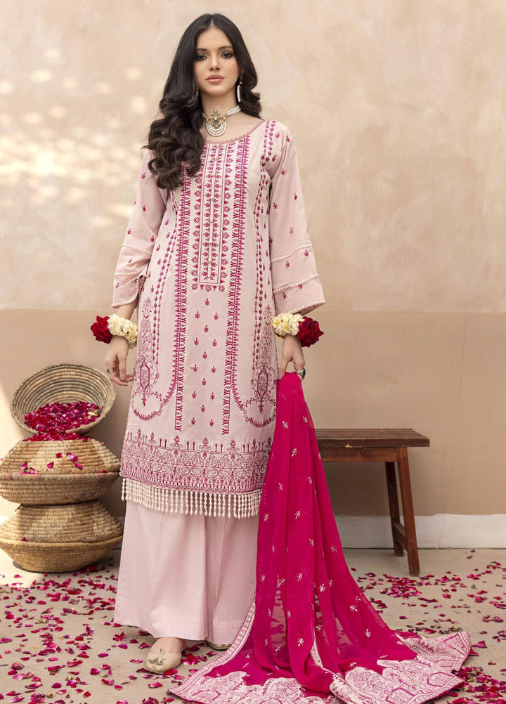 Laadli By Humdum Embroidered Lawn Suits Unstitched 3 Piece HD23L D-07 - Summer Collection