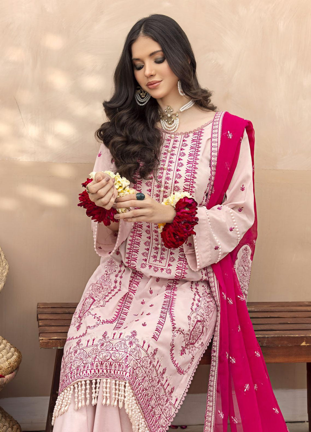 Laadli By Humdum Embroidered Lawn Suits Unstitched 3 Piece HD23L D-07 - Summer Collection