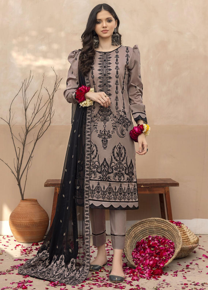 Laadli By Humdum Embroidered Lawn Suits Unstitched 3 Piece HD23L D-08 - Summer Collection