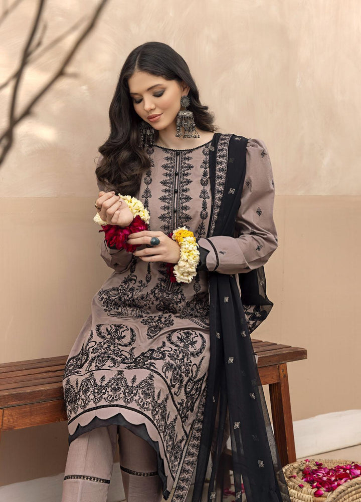 Laadli By Humdum Embroidered Lawn Suits Unstitched 3 Piece HD23L D-08 - Summer Collection