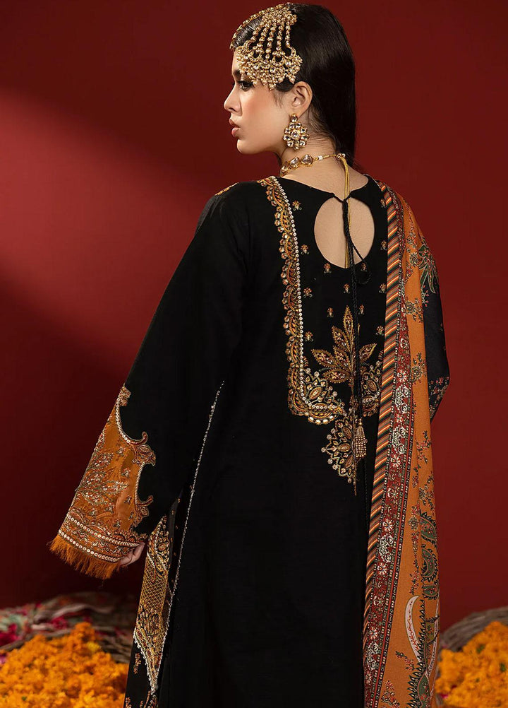 Laal By Bin Ilyas Embroidered Khaddar Suits Unstitched 3 Piece BI23L 1511-B - Winter Collection