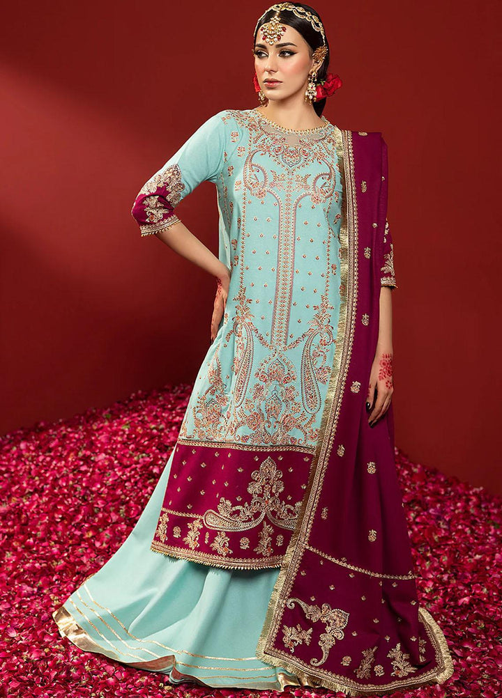Laal By Bin Ilyas Embroidered Karandi Suits Unstitched 3 Piece BI23L 1517-A - Winter Collection