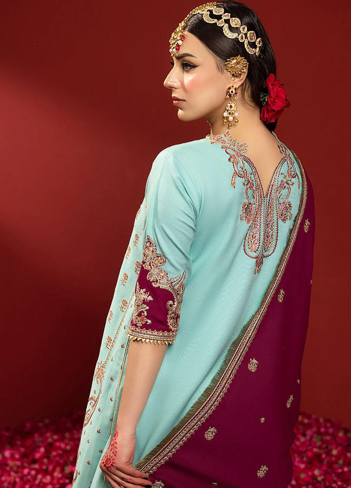 Laal By Bin Ilyas Embroidered Karandi Suits Unstitched 3 Piece BI23L 1517-A - Winter Collection