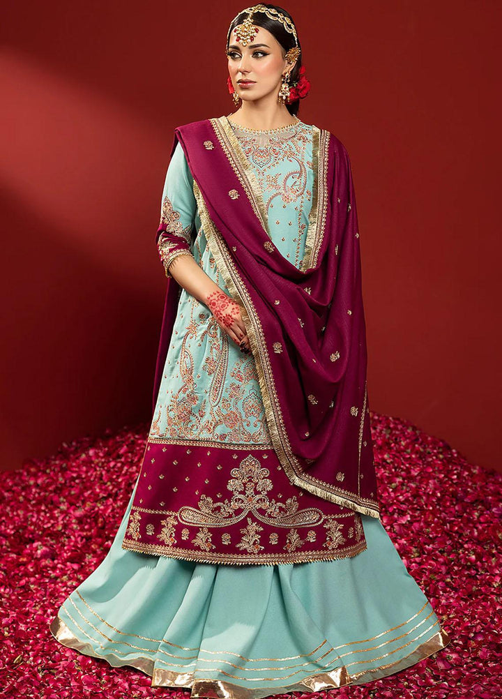 Laal By Bin Ilyas Embroidered Karandi Suits Unstitched 3 Piece BI23L 1517-A - Winter Collection