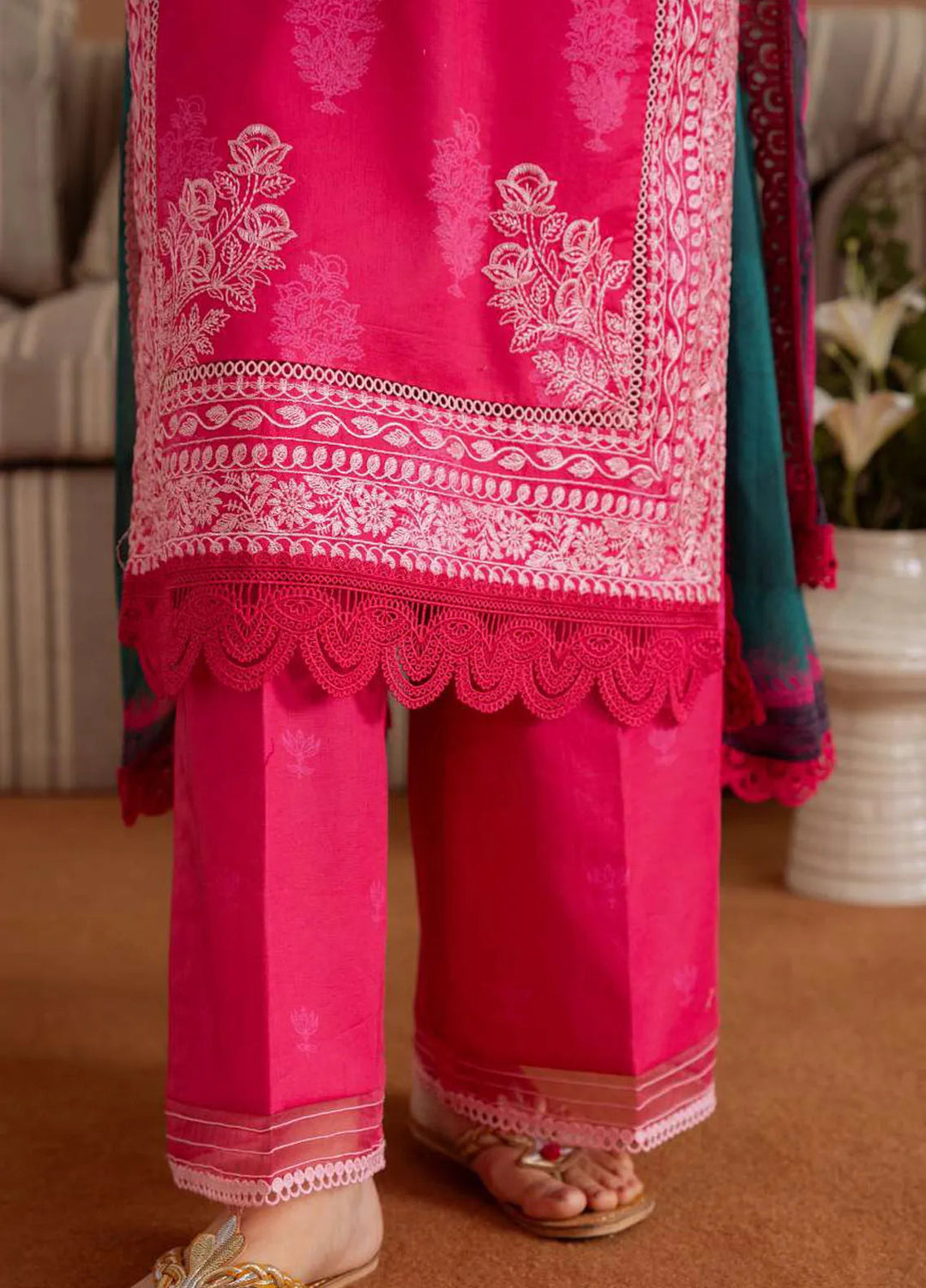 Laanem by Saira Rizwan Embroidered Lawn Suits Unstitched 3 Piece Elara-A - Summer Collection