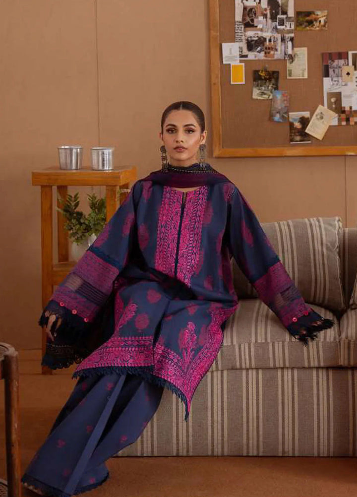 Laanem by Saira Rizwan Embroidered Lawn Suits Unstitched 3 Piece Elara-B - Summer Collection