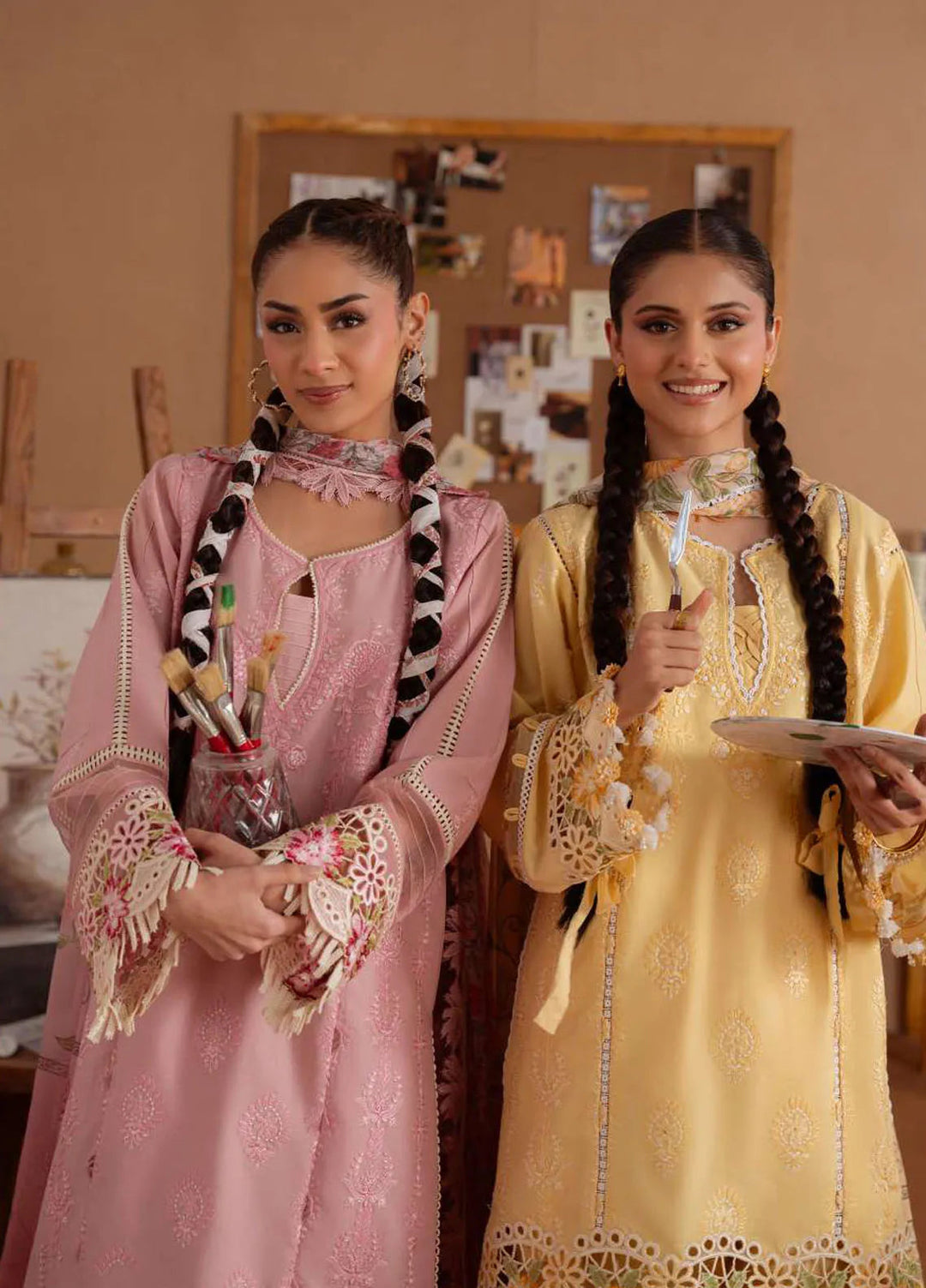 Laanem by Saira Rizwan Embroidered Lawn Suits Unstitched 3 Piece Leyla-B - Summer Collection