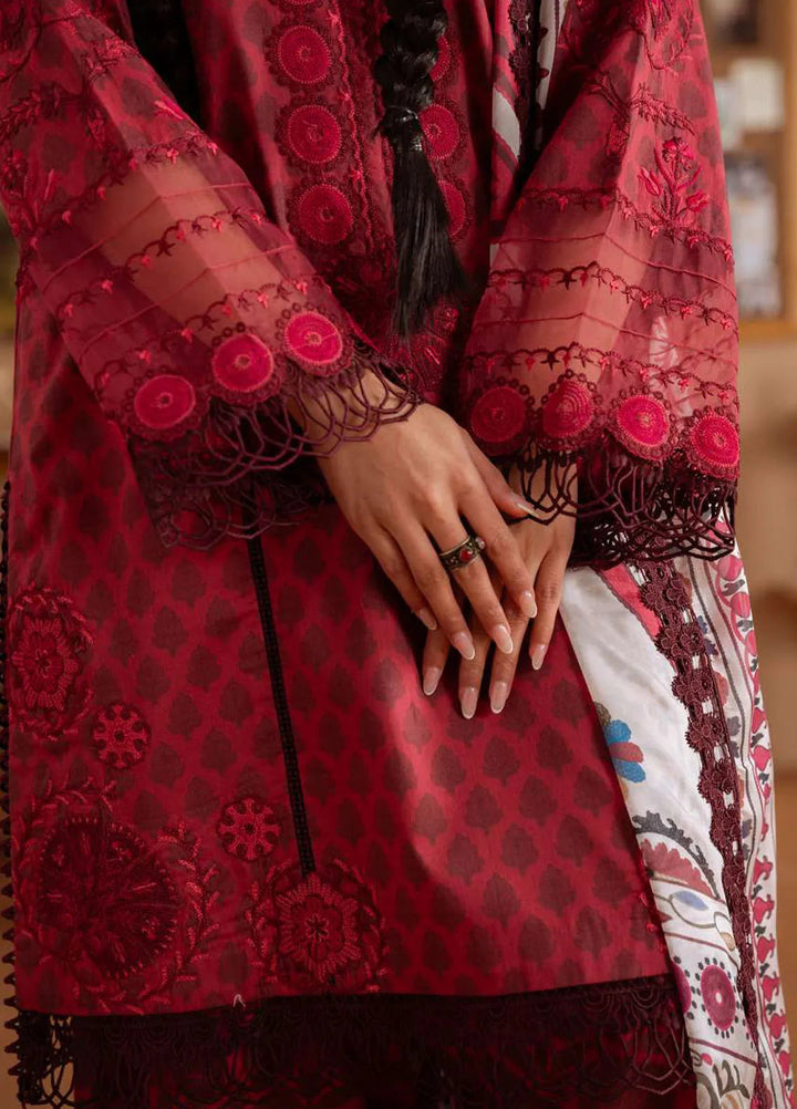 Laanem by Saira Rizwan Embroidered Lawn Suits Unstitched 3 Piece Seren-A - Summer Collection