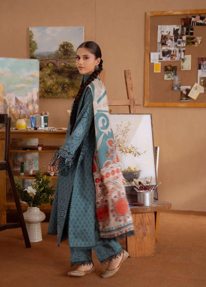 Laanem by Saira Rizwan Embroidered Lawn Suits Unstitched 3 Piece Seren-B - Summer Collection