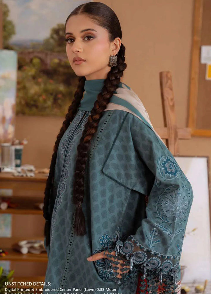 Laanem by Saira Rizwan Embroidered Lawn Suits Unstitched 3 Piece Seren-B - Summer Collection