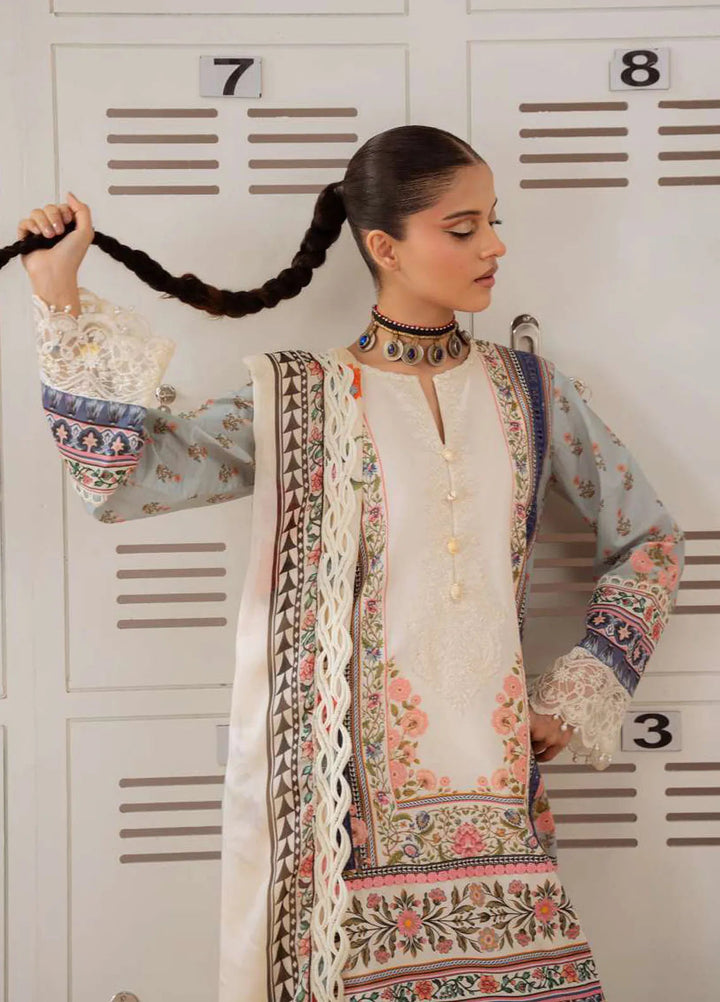 Laanem by Saira Rizwan Embroidered Lawn Suits Unstitched 3 Piece Zumira-B - Summer Collection