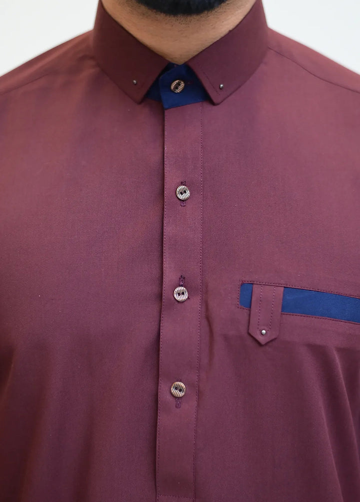 Label M Blended Plain Men 2 Piece Suit - TS3