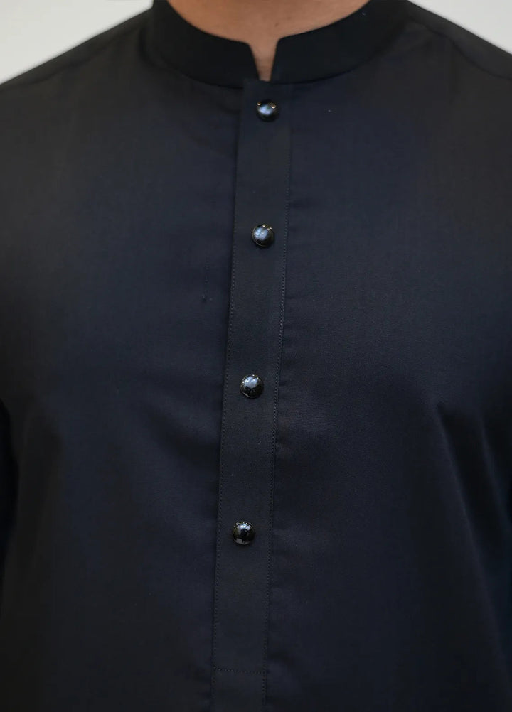 Label M Blended Plain Men 2 Piece Suit - TS5