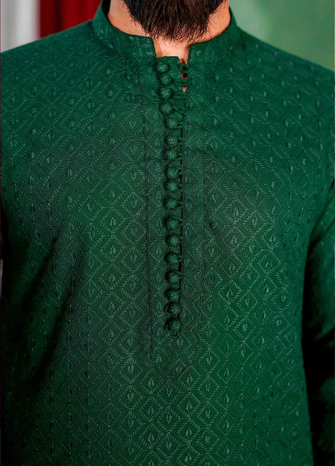Label M Cotton Embroidered Men Kurta - CK2