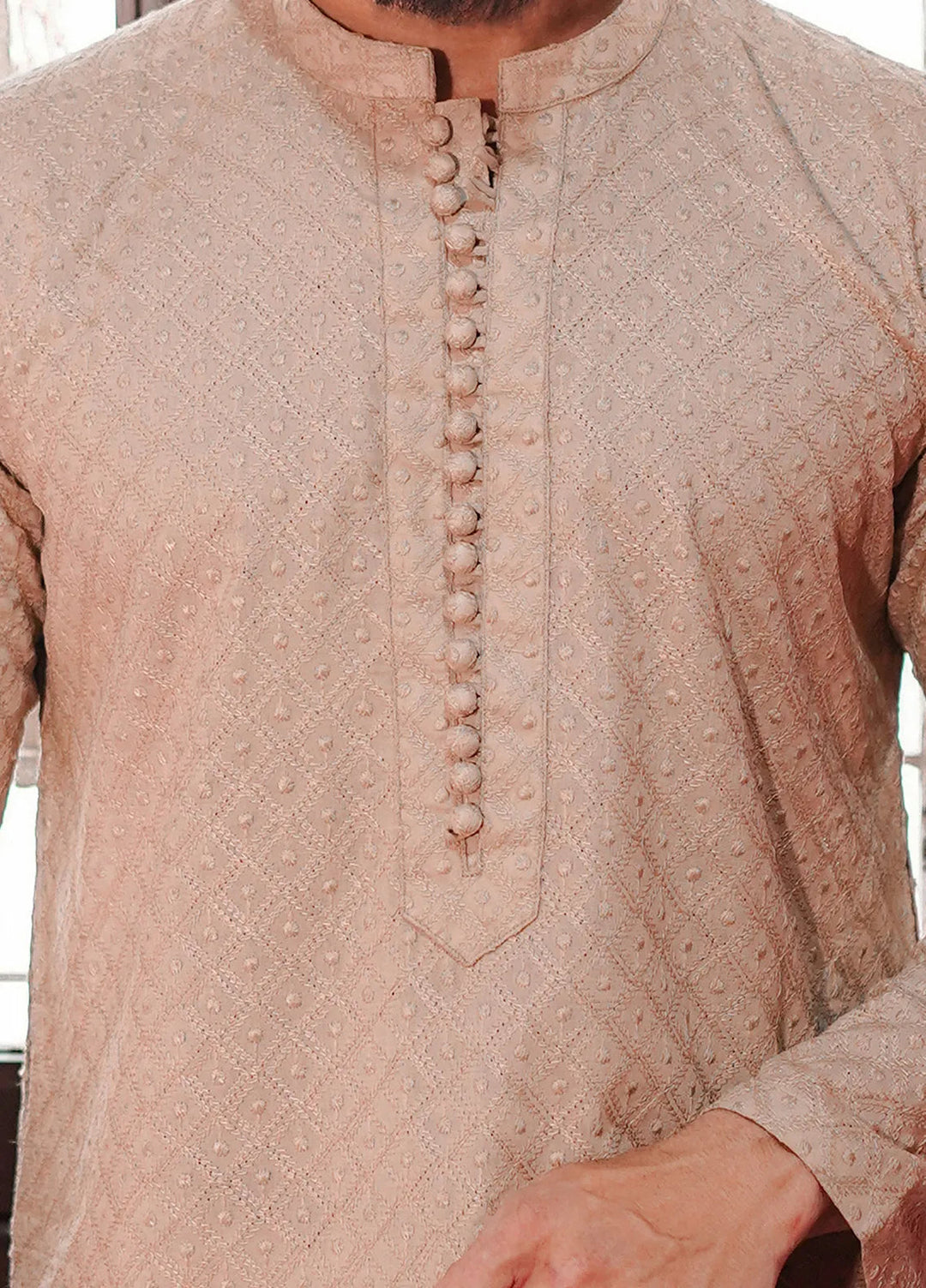 Label M Cotton Embroidered Men Kurta - CK5
