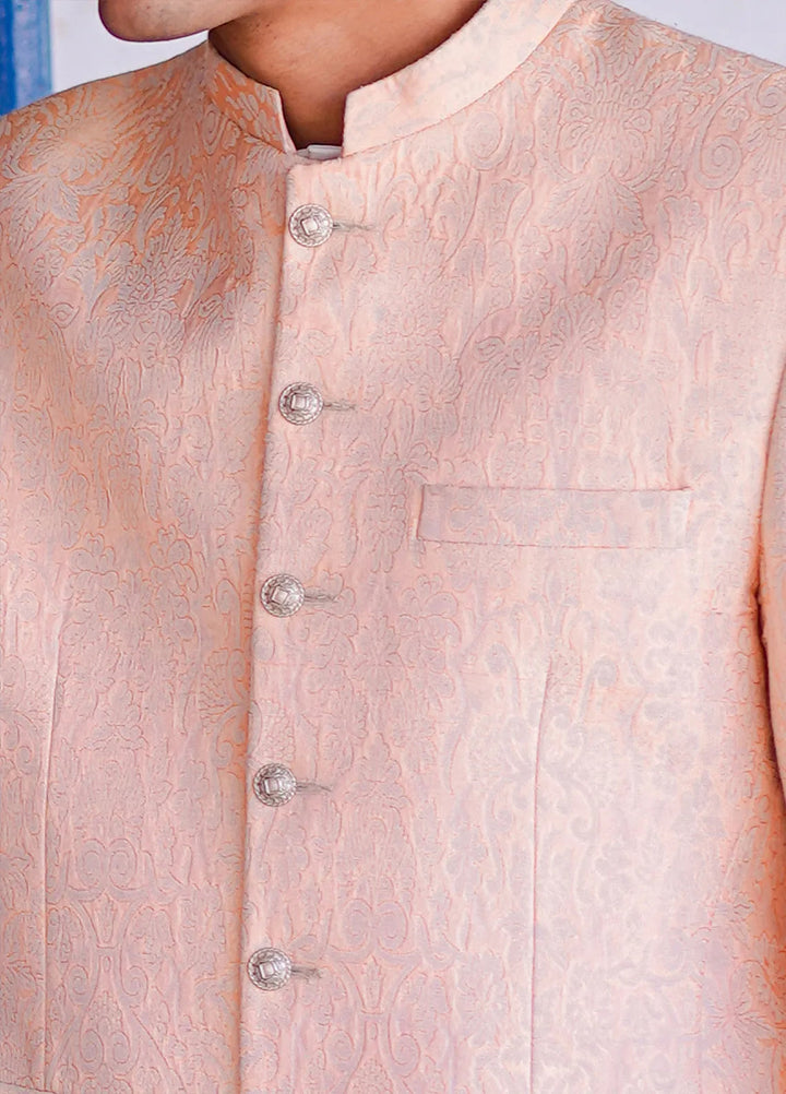 Label M Karandi Embroidered Men Prince Coat -  PC0014