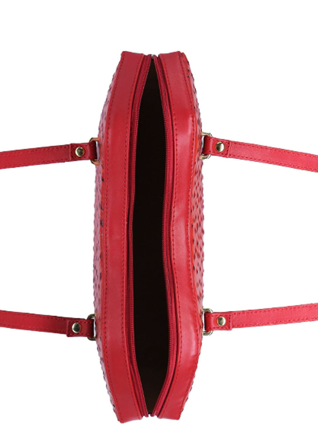 Lafanzo Leather Hand Bag zk01 Crimson Red