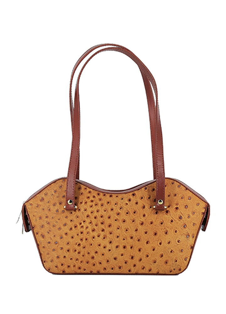 Lafanzo Leather Hand Bag zk01 Tawny Brown