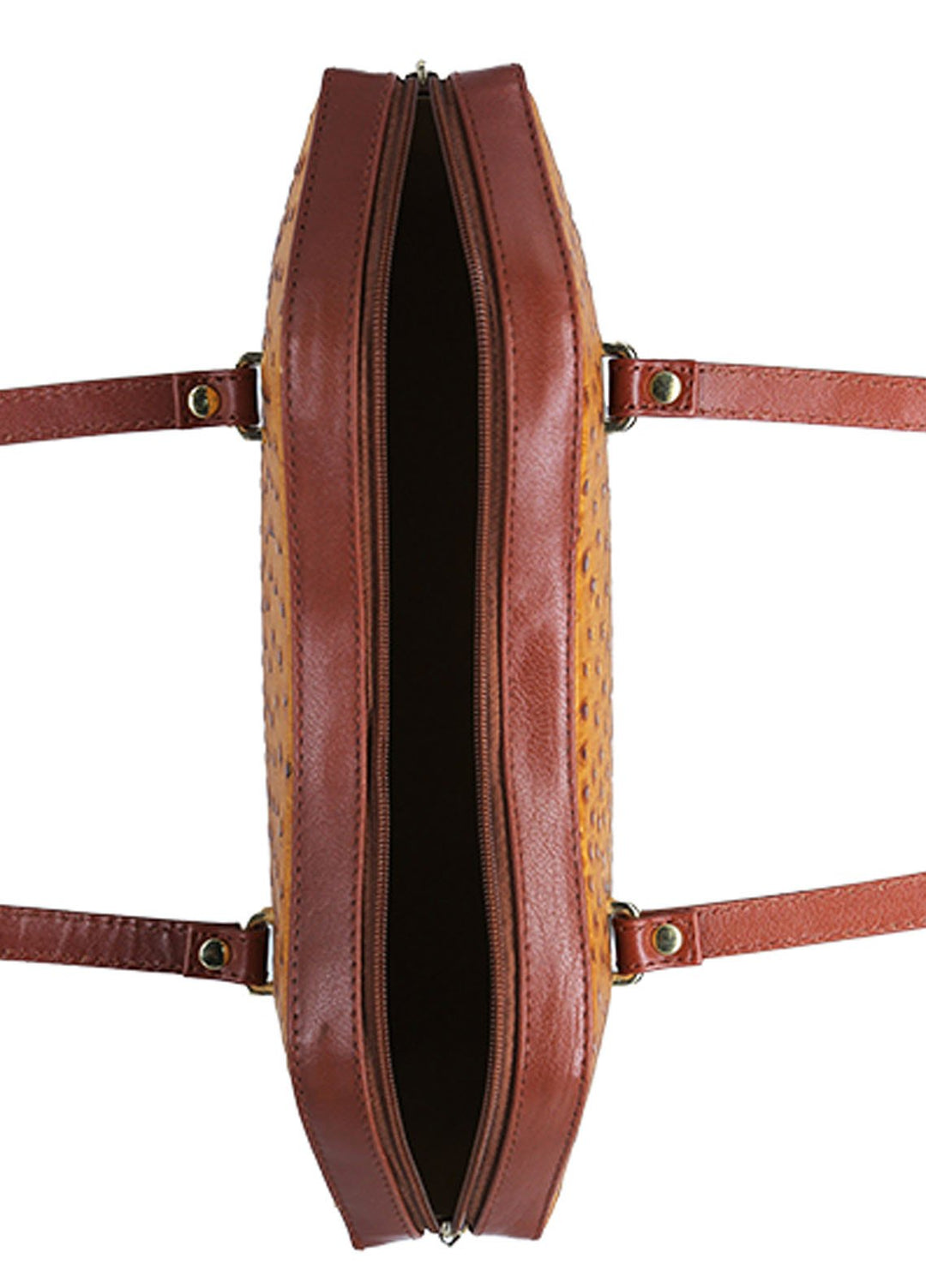 Lafanzo Leather Hand Bag zk01 Tawny Brown