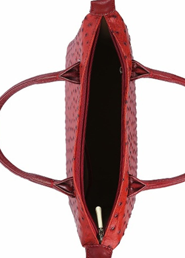 Lafanzo Leather Hand Bag zk04 Crimson Red