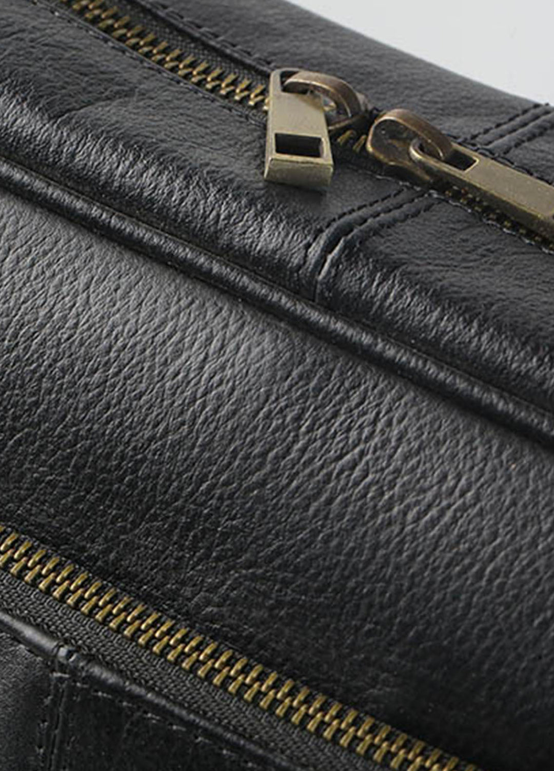 Lafanzo Pret Plain Leather Laptop Bag 5006 Black