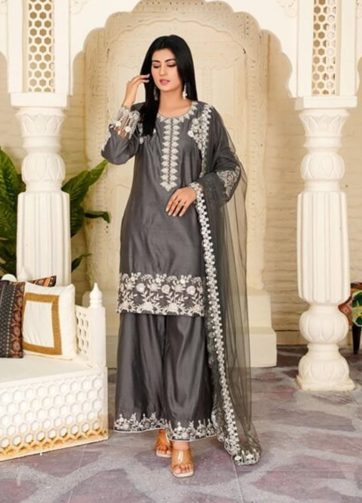 Ayat Pret Embroidered Cotton Silk 3 Piece Suit Neeras