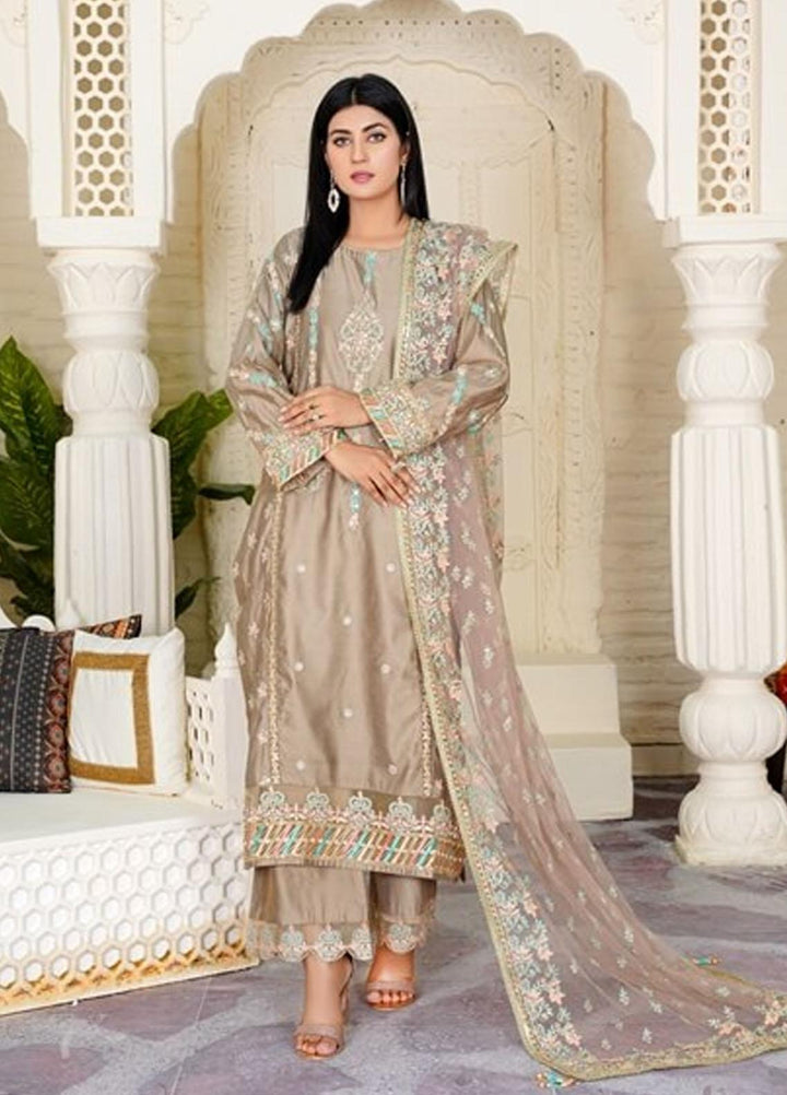 Ayat Pret Embroidered Cotton Silk 3 Piece Suit Soona