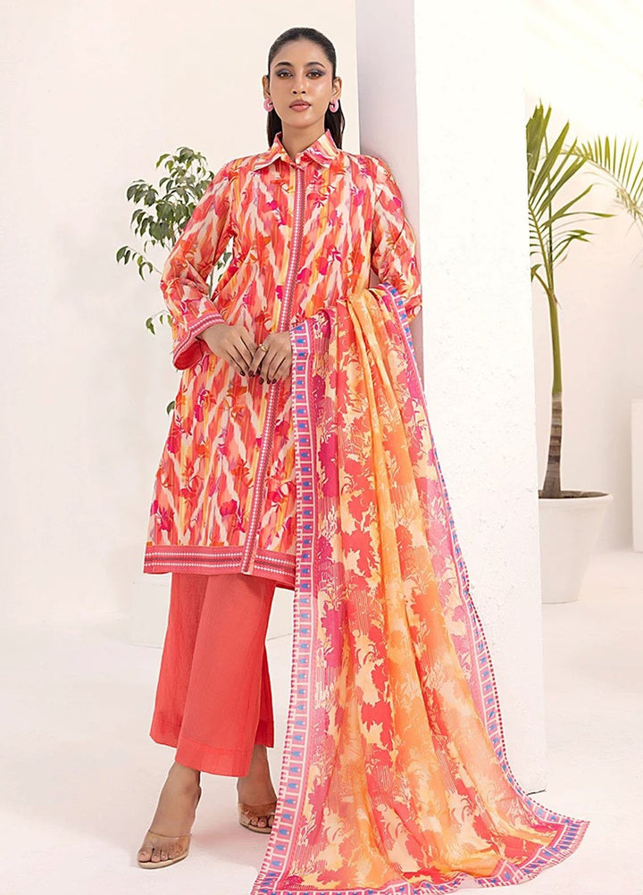 Laira by Salitex Printed Lawn Suits Unstitched 3 Piece SSW6U3P244UT - Summer Collection