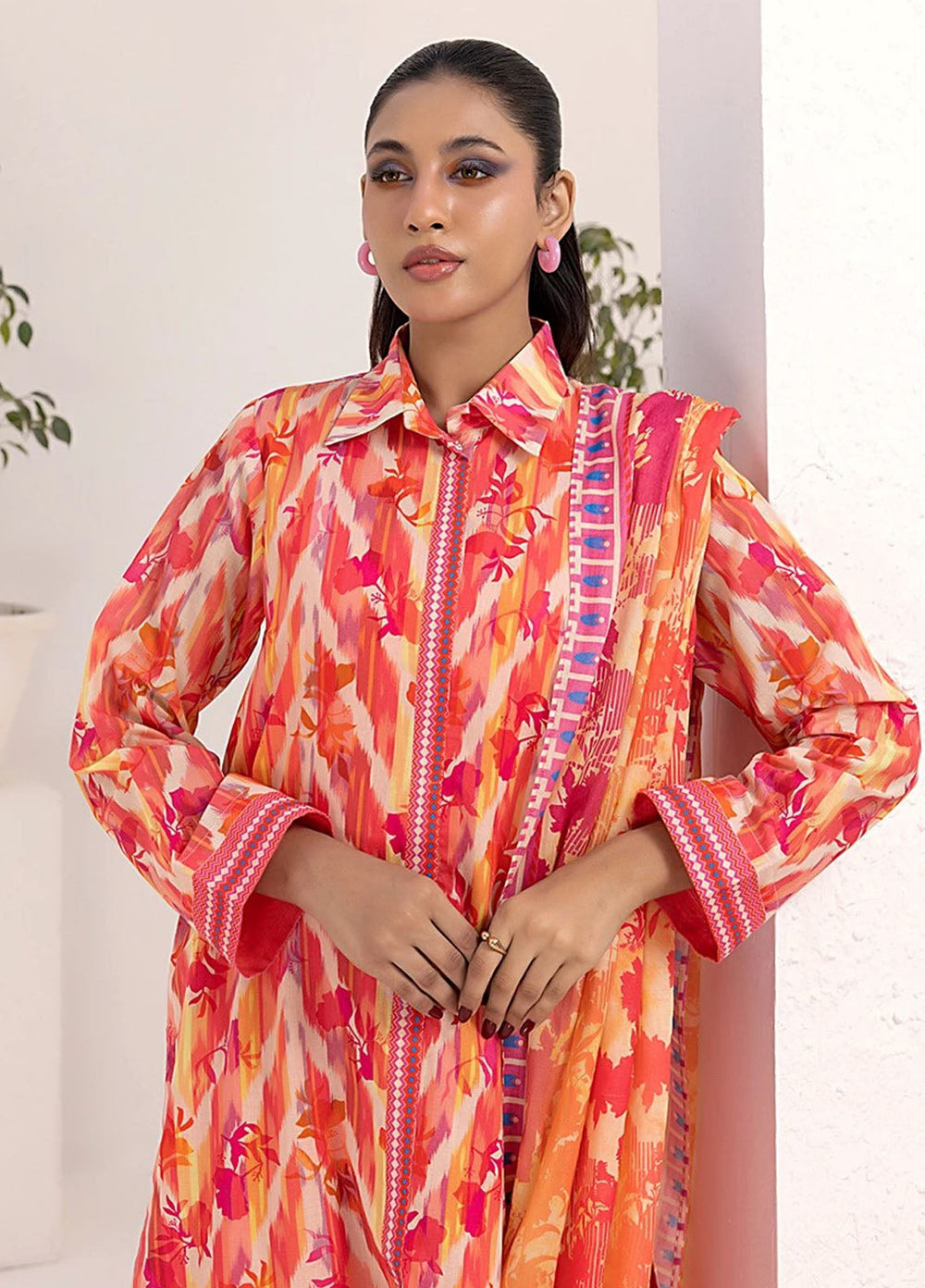 Laira by Salitex Printed Lawn Suits Unstitched 3 Piece SSW6U3P244UT - Summer Collection