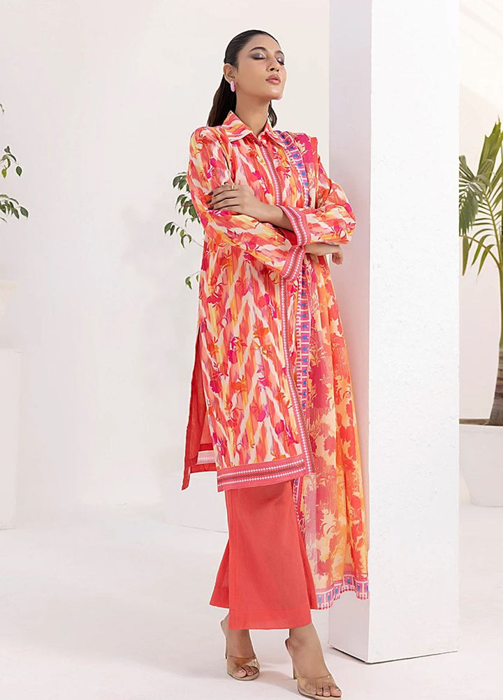 Laira by Salitex Printed Lawn Suits Unstitched 3 Piece SSW6U3P244UT - Summer Collection