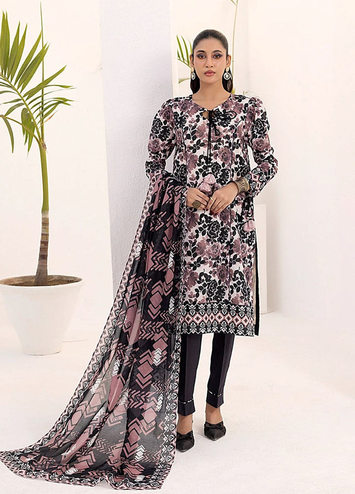 Laira by Salitex Printed Lawn Suits Unstitched 3 Piece SSW6U3P245UT - Summer Collection