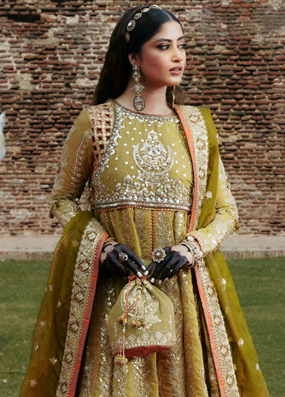 Laj By Lajwant Embroidered Karandi 3 Piece Suit