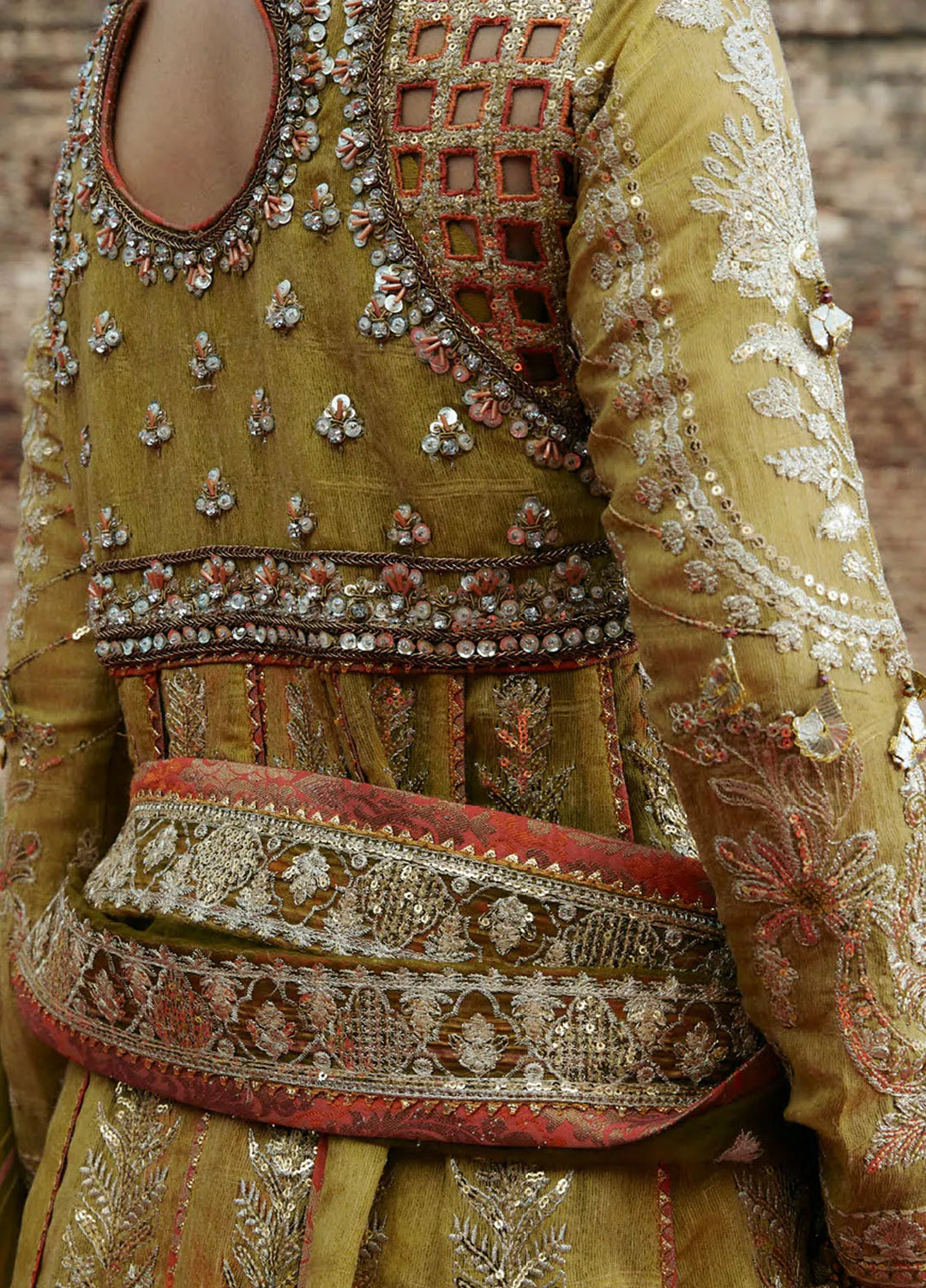 Embroidered Karandi 3 Piece Suit