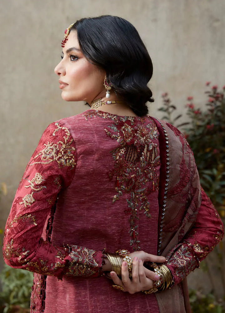 Embroidered Karandi 3 Piece Suit