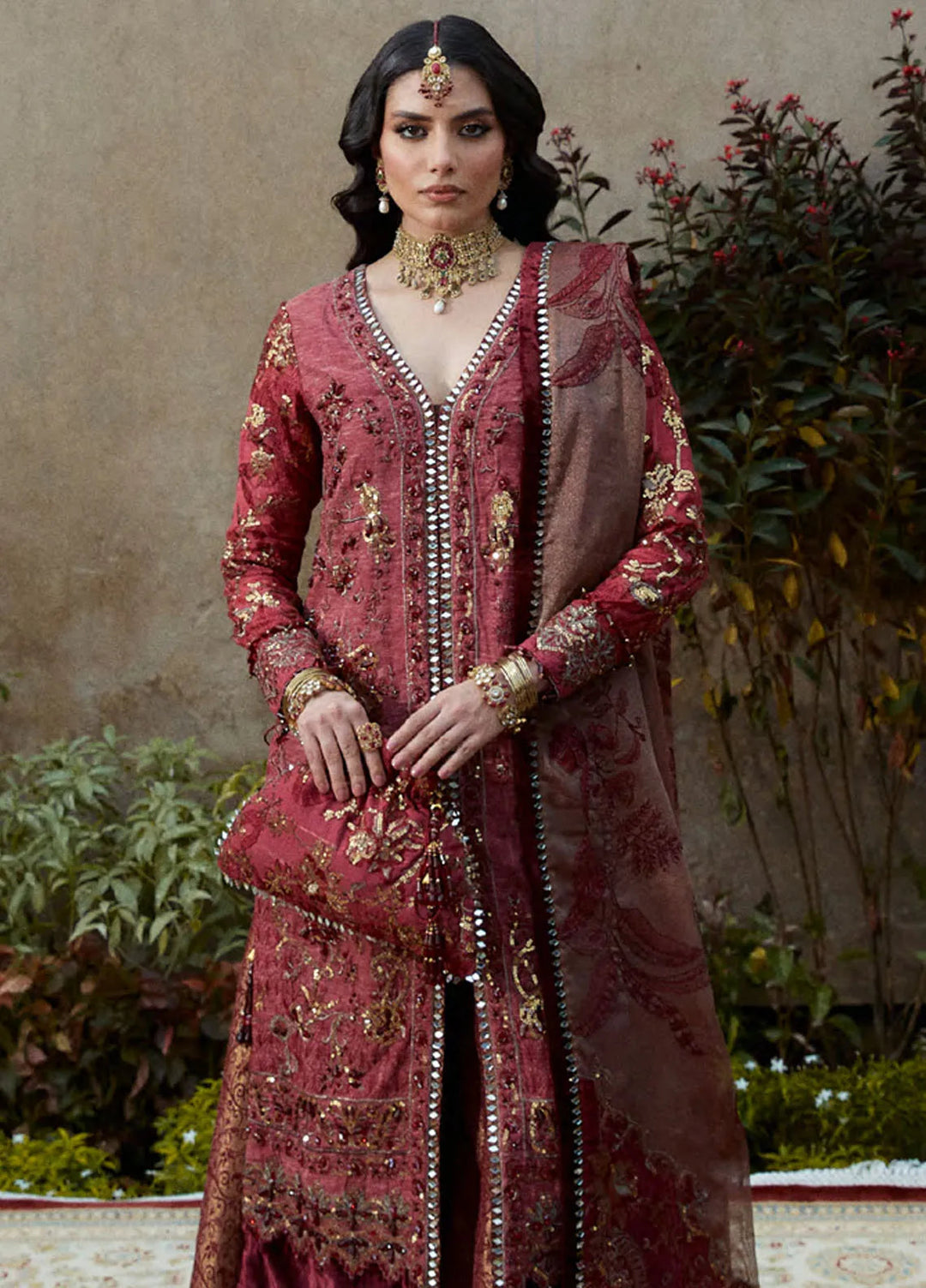 Embroidered Karandi 3 Piece Suit