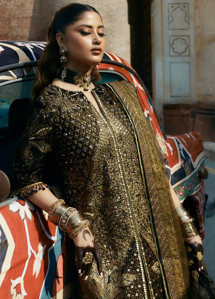 Laj By Lajwant Embroidered Velvet 3 Piece Suit