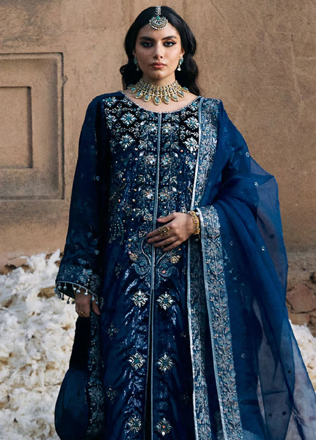 Laj by Lajwanti Unstitched Velvet 3 Piece Suit D-04