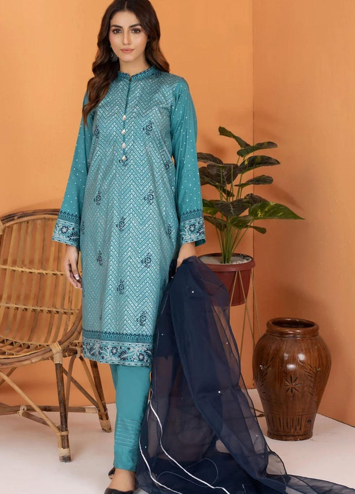 Lakhany Luxury Pret  Raw Silk 3 Piece Suit LSM-2506